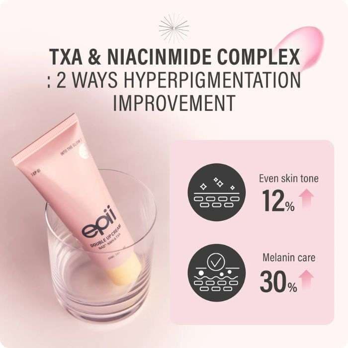 EPII EPII DOUBLE UP CREAM NAD+ NMN AND TXA 50 ML : la crème double action éclat et fermeté